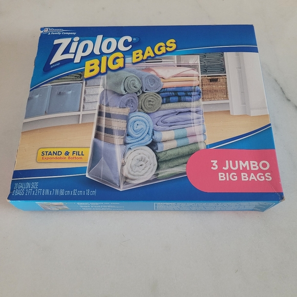 Ziploc Storage & Organization Ziploc Big Bags Jumbo 2 Gallon Size 2